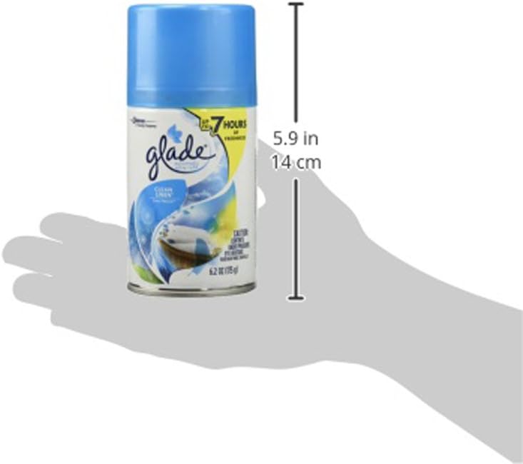 Glade Automatic Spray Refill - Clean Linen 6.2 oz. (Pack of 6)
