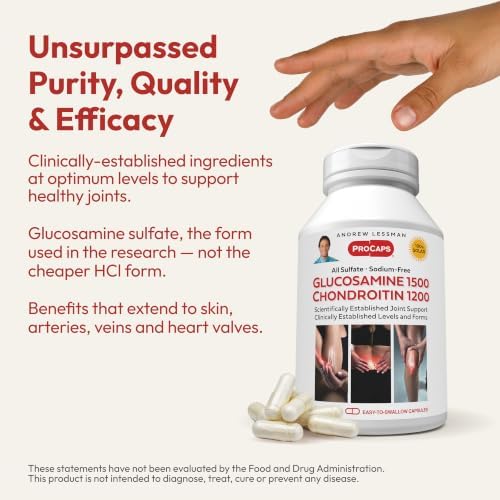 ANDREW LESSMAN Glucosamine 1500 Chondroitin 1200-75 Capsules