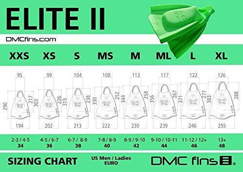 DMC Elite Silicone Water Fins for Swim and Training