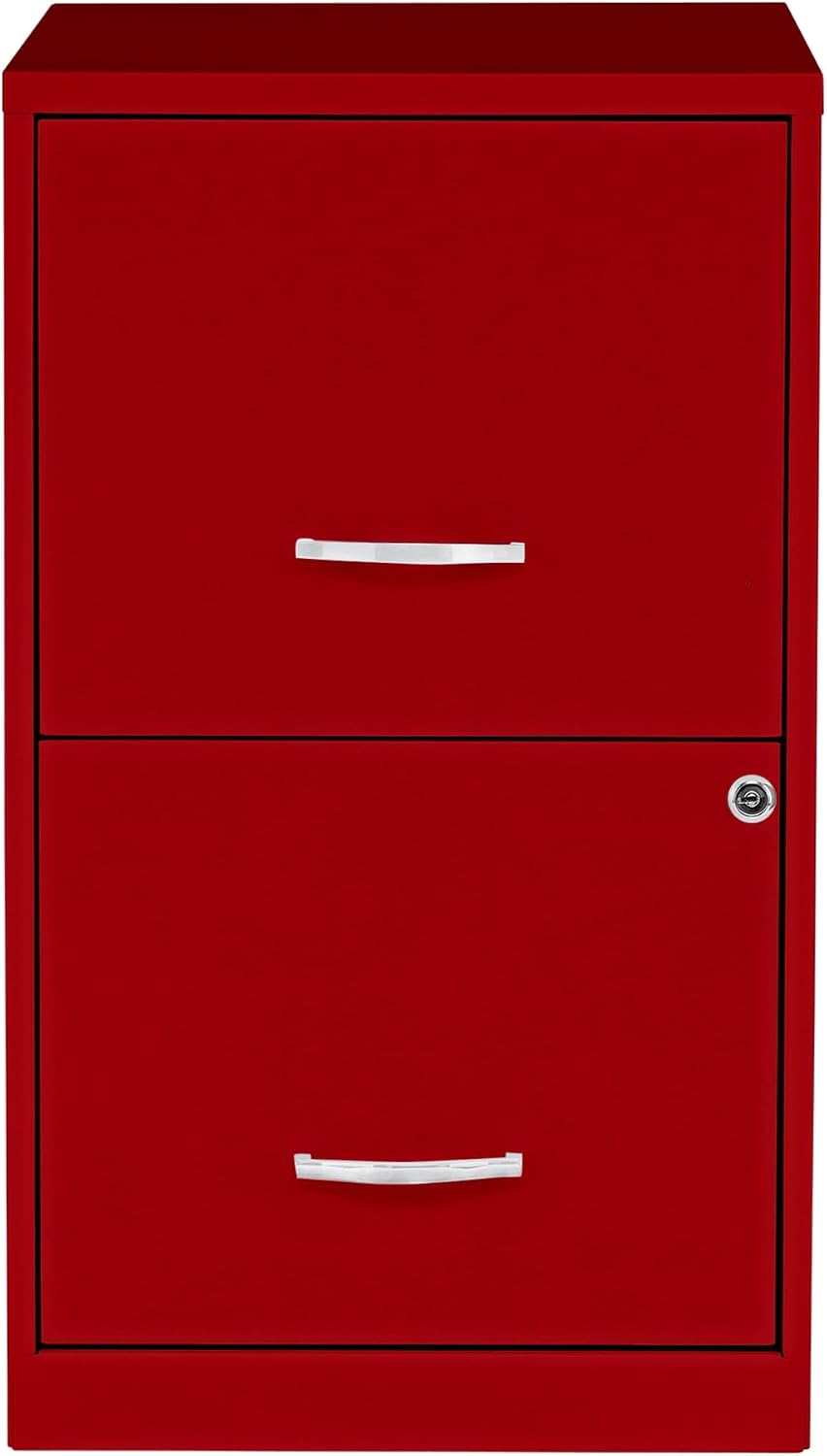 NuSparc 2 Drawer Locking Filing Cabinet | Pre-Assembled Steel Construction | Space-Saving Design is Perfect for Home and Small Office | Letter-Size | Assembled in North America