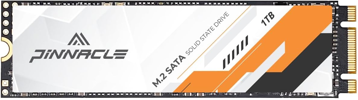 Timetec 1TB SSD 3D NAND SATA III 6Gb/s M.2 2280 NGFF 512TBW Read Speed Up to 550MB/s SLC Cache Performance Boost Internal Solid State Drive for PC