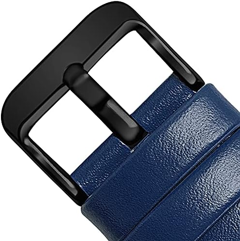 Fullmosa 22mm Quick Release Leather Watch Band for Garmin Samsung Galaxy | Strap for Garmin Vivoactive 4 45mm,Garmin Venu 4(45mm)/Venu 3/Venu 2,Samsung Galaxy Women Men, Red&Silver Buckle