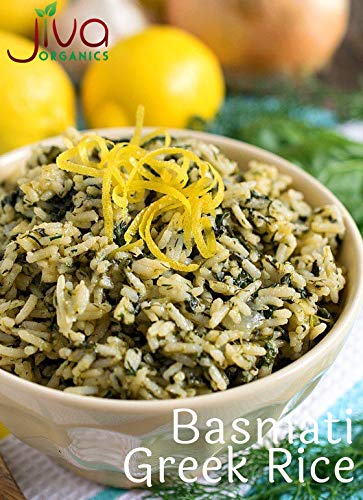 Organic Basmati Rice 4 LB Bag - Pure, Extra Long, Premium Quality from India - By Jiva Organics