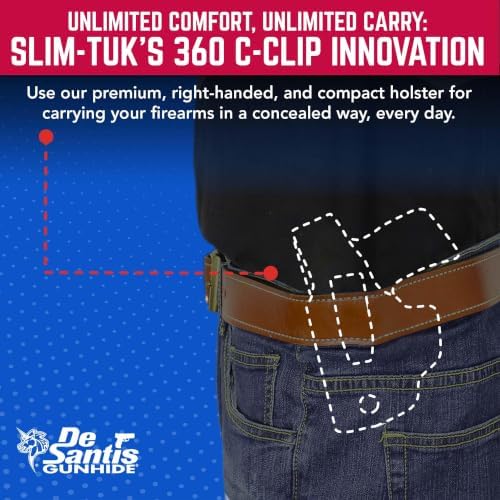 DeSantis Dual Carry II IWB/OWB Holster- Leather Holster, Fits GLOCK 19/19 GEN 5/19X/23/32/36/45/48, Beretta Cougar 9/40, S&W 99/990 L 4""