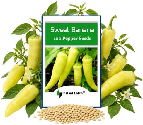 100 Sweet Banana Pepper Seeds for Planting Non GMO Heirloom Seeds Fresh Garden Seed