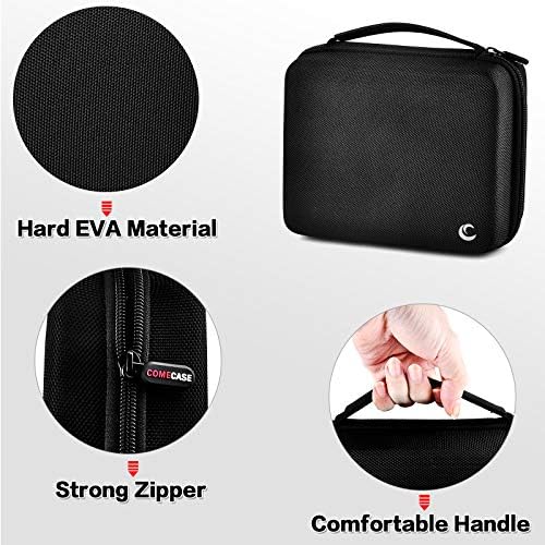 Comecase Case for HALO Bolt 58830/57720 mWh Charger and Jump Starter | Hard EVA and Mesh Pocket Protect and Organize AC Plug, Car Charger and Cables