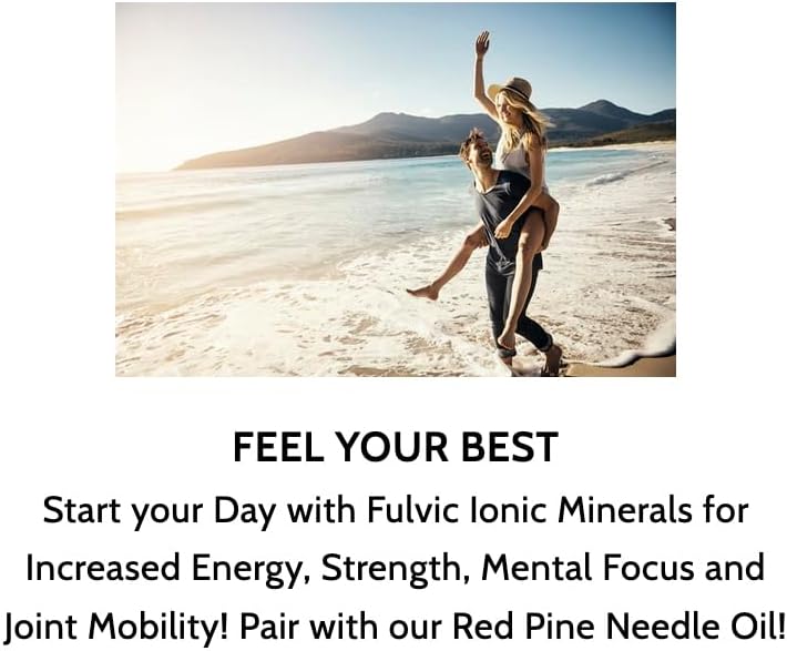Optimally Organic Water Extracted Fulvic Ionic Minerals X200 - Patented BioActive Fulvic Acid, Humic Acid, Trace Minerals