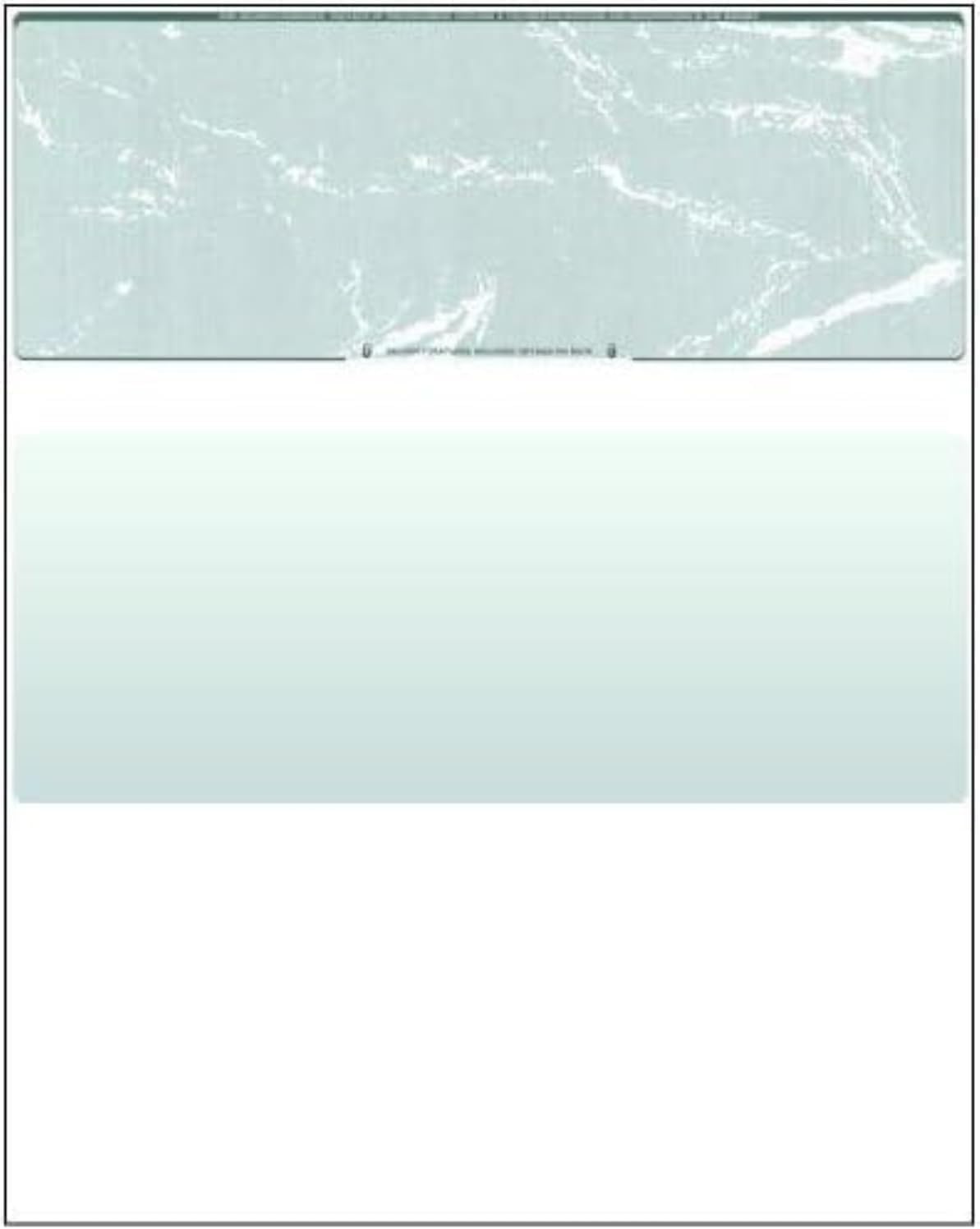 Compuchecks Blank Check Paper 500 Pack, Check on Top, QuickBooks Compatible | Blue Diamond High Security Computer Business Checks, Voucher on Bottom, 8.5x11, Works with Laser & Inkjet Printers, USA Made
