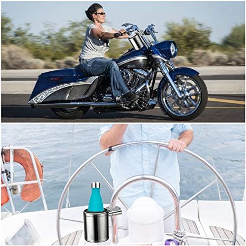 Motorcycle Handlebar Mount, Cup Drink Water Bottle Holder for Handlebar, Armrest, Roll Bar