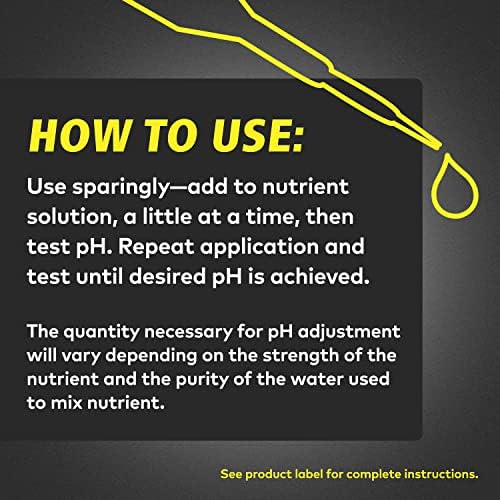 General Hydroponics pH Up Liquid Premium Buffering For pH Stability, Quart