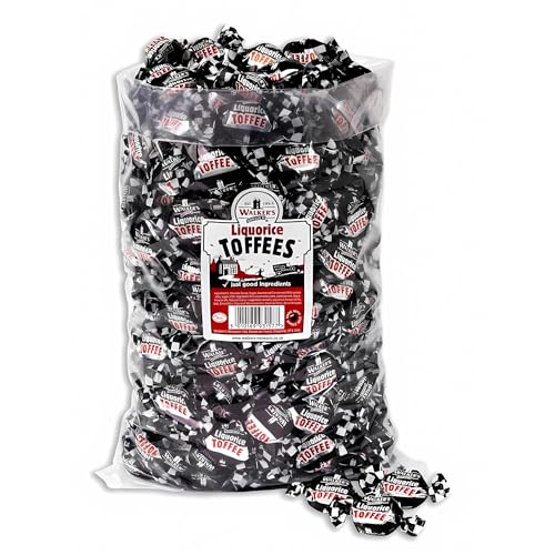 Walkers' Nonsuch Liquorice Toffees | with Condensed Milk & Black Treacle | Imported from the UK | Traditional British Candy | Old Fashioned Licorice Toffee | 44.09 Oz (1.25kg)