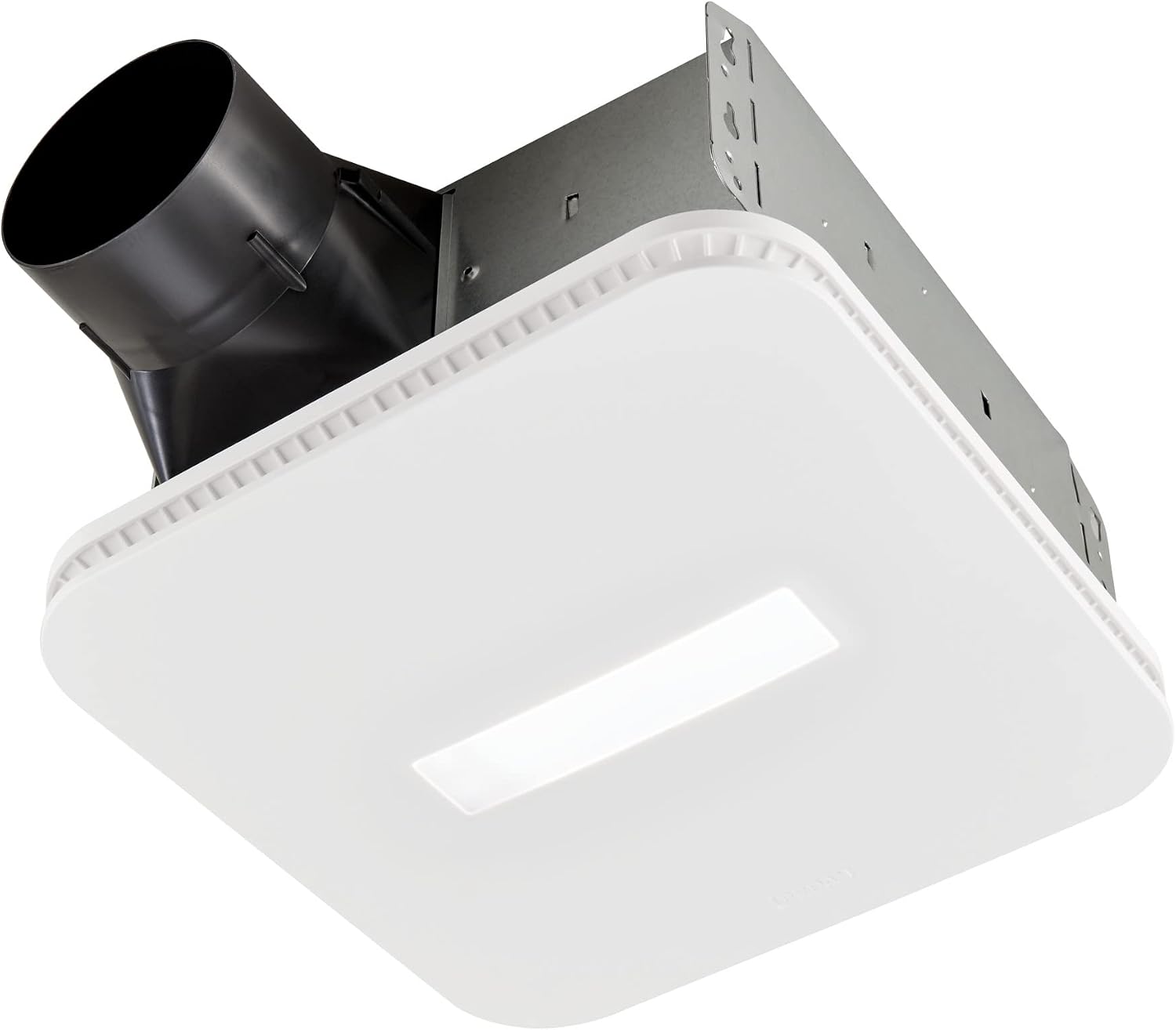 Broan-NuTone Bathroom Exhaust Fan – Retrofit Design Replaces Existing Fan Without Attic Access, Quiet 1.0 Sones, 110 CFM, Powerful Ventilation with 4 Selectable CCT Light Settings for a Modern Look