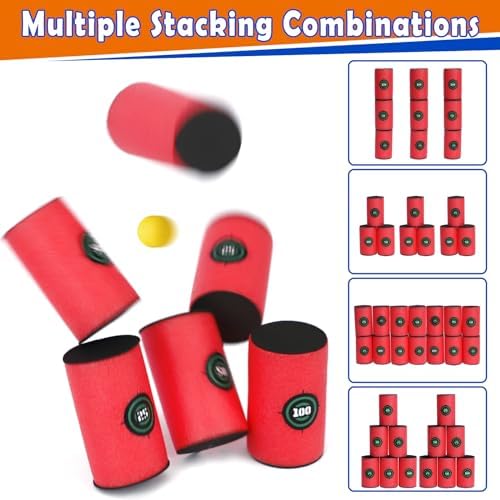 POKONBOY Soft Bullet Target, EVA Bullet Dart Target Compatible with Nerf Blasters Guns