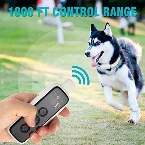 Bousnic Dog Shock Collar for 2 Dogs - (8-120lbs) Waterproof Rechargeable Electric Dog Training Collar with Remote for Small Medium Large Dogs with