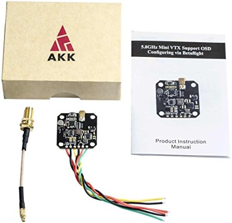 AKK FX3-ultimate 5.8GHz 25mW/200mW/400mW/600mW Switchable Mini VTX Support OSD Configuring via Betaflight