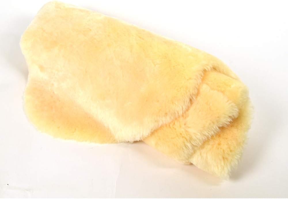 US Sheepskin Medical Sheepskin Rug, Fluffy Rugs 39.5-43.5 in x 24 in Tan | Preventing Bedsores