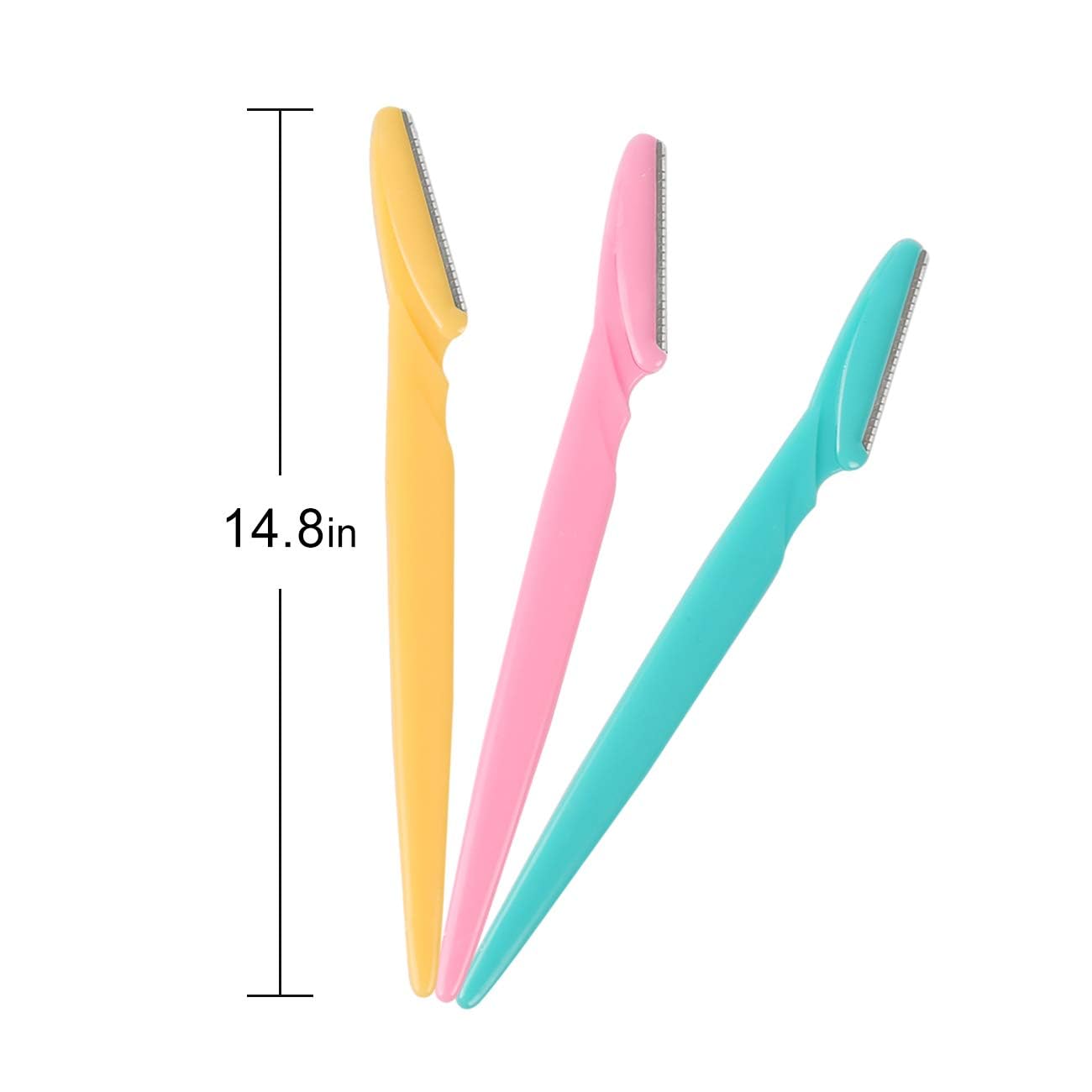 40pcs Dermaplane Razor for Women Face, Stainless Steel Eyebrow Razor