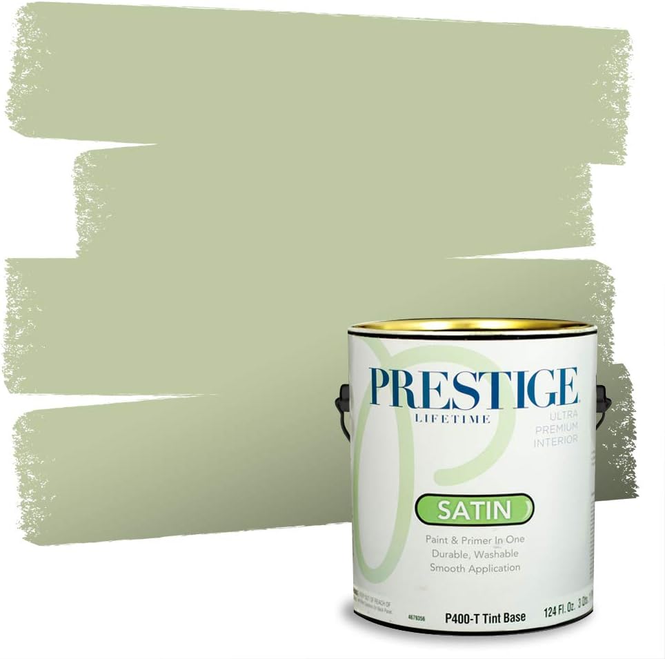 PRESTIGE Interior Paint and Primer in One, Garden Sage, Eggshell, 1 Gallon