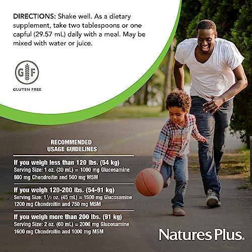 NaturesPlus Ultra Rx-Joint Liquid, Honey Lemon - 30 fl oz - Supports Healthy Joint Function - with Glucosamine
