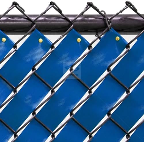Chain Link Fence Privacy Tape 250 ft (40 SqFt) (Arctic White) | Gardening, Outdoor Wall, Balcony, Patio, Yard, Injury Prevention, Safety Fence Cover for Dog, Other Pet Hedge Slats