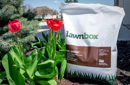 Lawnbox Soil Saver 100% Organic Gypsum and Humic Acid Soil Amendment 15 lb Bag Covers 2,500 sq ft