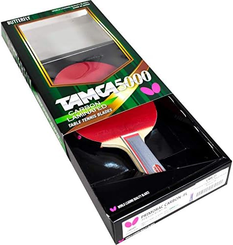 Butterfly Primorac Carbon Pro-Line Table Tennis Racket - One of Our Fastest Blades Fueled by The Raw Power of Carbon Fiber - Recommended for World
