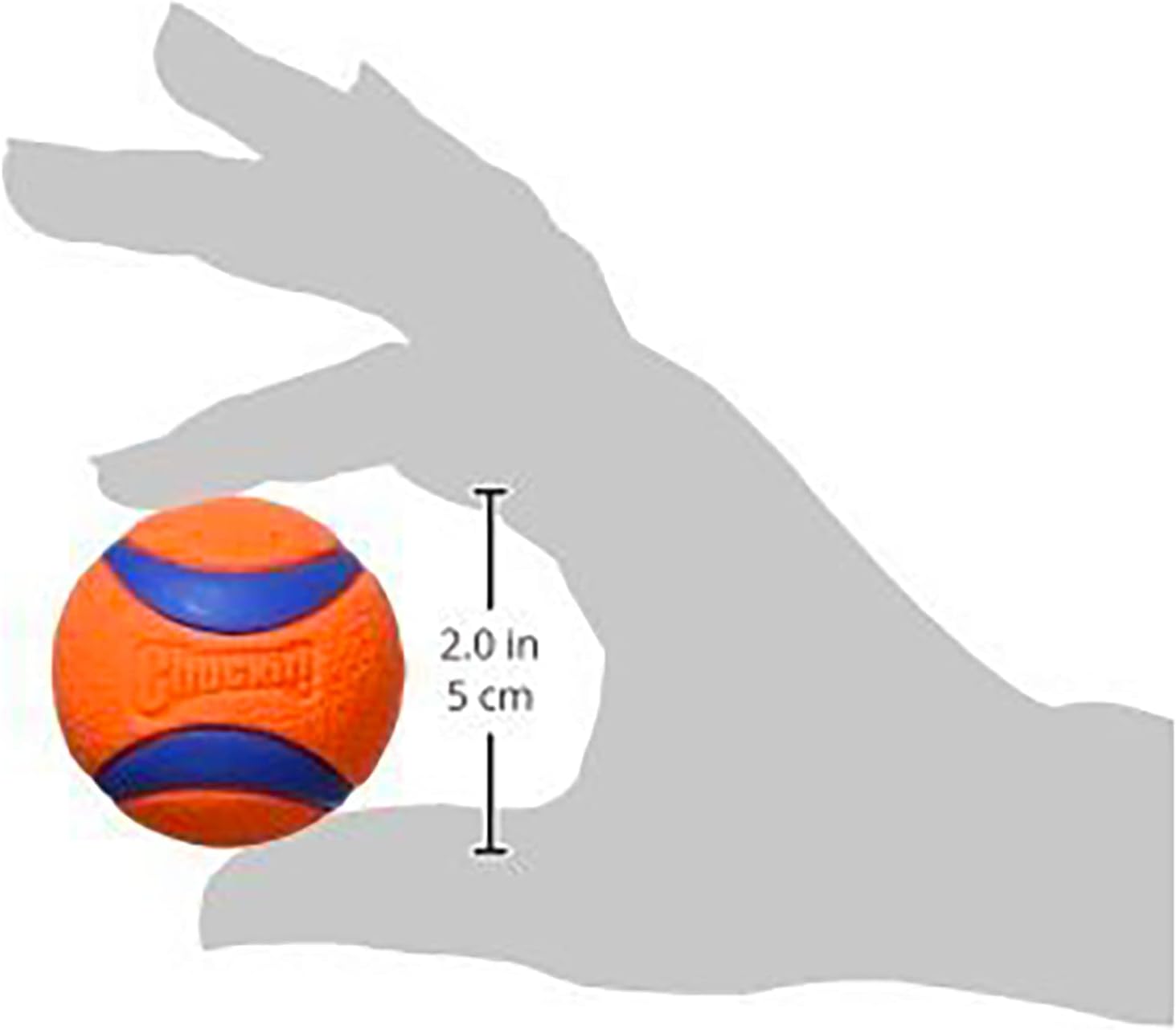 Chuckit! Ultra Ball Dog Toy, Balls for Dogs to Fetch, Durable Rubber, Small 2-inch, Pack of 2