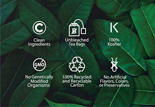 Buddha Teas Organic Hawthorn Berry Tea - OU Kosher, USDA Organic, CCOF, 18 Bleach-Free Tea Bags