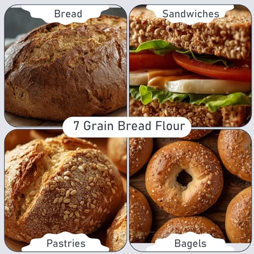 Great River Milling Organic 7 Grain Bread Flour, 25 lb