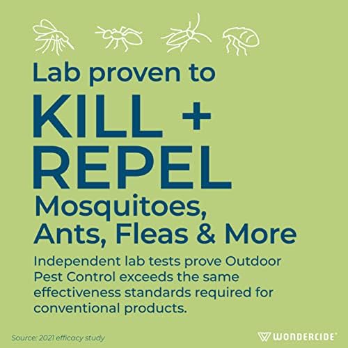 Wondercide - Outdoor Pest Control Spray with Natural Essential Oils - 32 oz | Mosquito, Ant, Insect Repellent, Treatment