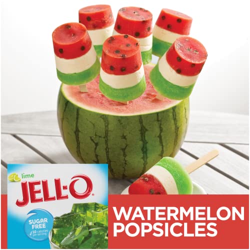 JELL-O Lime Gelatin Dessert Mix (.03 oz Boxes, Pack of 6)