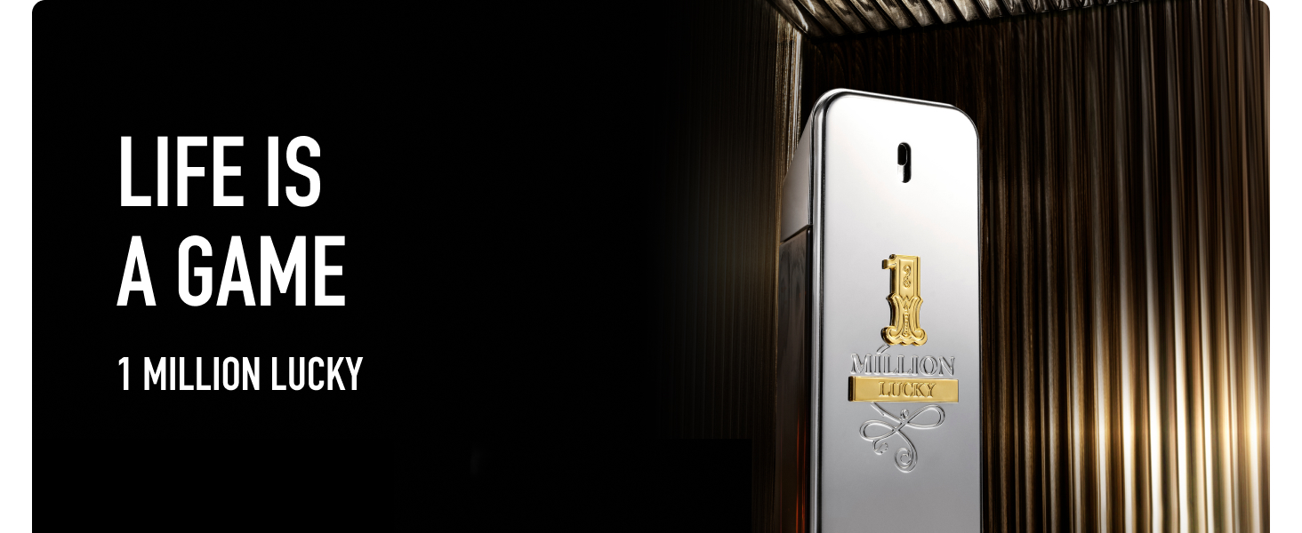 One million parfum elixir bottle shines gold for parfum men