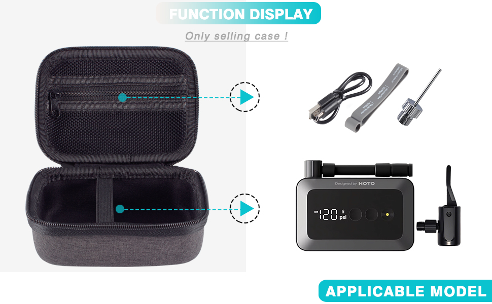 hoto mini bike tire pump case