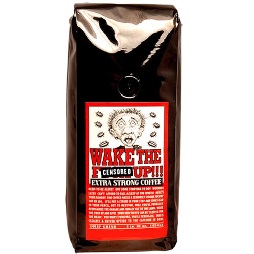 Wake the F'Up Uncensored Coffee, Original Extra Strong, 1 Pound
