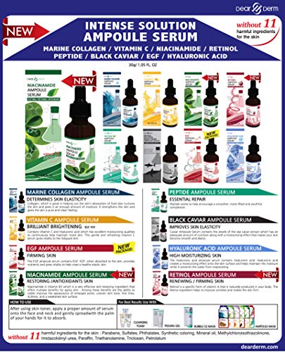 Dearderm EGF Intense Solution Ampoule Serum, 1.05 Fluid Ounce