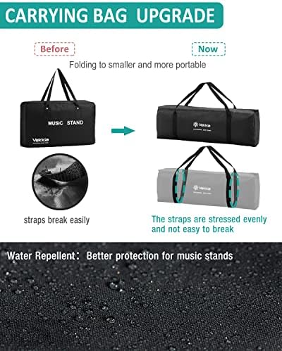 Vekkia Metal Professional Portable Perforated Sheet Music Stand