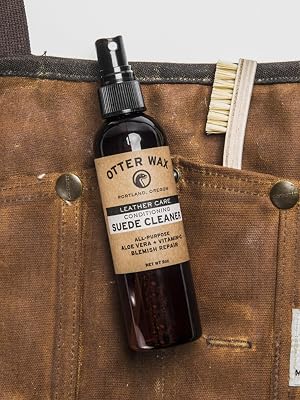 Otter Wax Suede Cleaner For Nubuck Leather Conditions and Protects