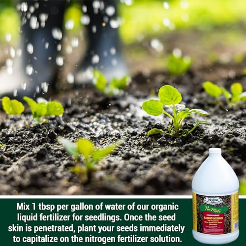 Medina Humate Humic Acid for Plants, 1 Gal, Concentrated Liquid Compost | Humic Acid for Lawn, Enhance Plant Growth, Moisture Retention, Nutrient Absorption, Humates for Soil, Covers 8000 Sq. Ft.