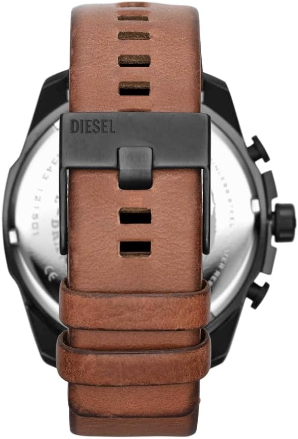 Diesel Mega Chief Watch for Men, Chronograph Men's Watch