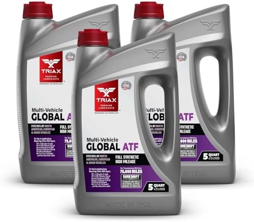 TRIAX Multi-Vehicle Global ATF Full Synthetic | Compatible with Honda DW-1, Dexron III & VI, Mercon V, Nissan Matic, ATF +4, TES 295 & More | OEM Grade Automatic Transmission Fluid (1 Quart)