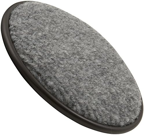 SoftTouch 4" Round Reusable Carpet Bottom Furniture Caster Cups for Office Chairs, Desks, and Carts