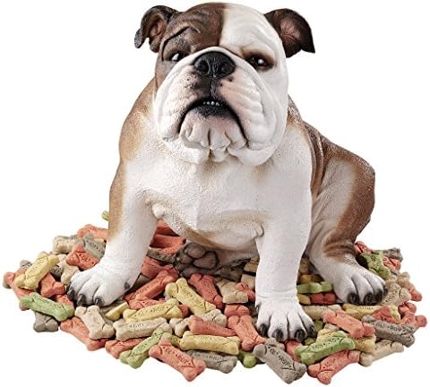 Design Toscano Buster the Bulldog Sculpture 16 Inch