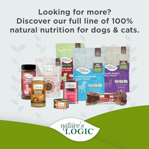 NATURE'S LOGIC Pine Pellet Cat Litter - 100% Natural - Unscented, 12 lb | 100% Natural Pine, Dust-free, Biodegradable, Safe for cats, kittens, reptiles & small pets, Highly absorbent, 12 lb bag