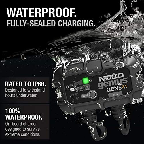 NOCO GEN5X1 12V 5A 1-Bank OnBoard Marine Battery Charger & Maintainer