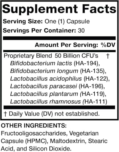 Olympian Labs Complete Prebiotic and Probiotic Supplement - 25 Billion Live Shelf Stable Cultures - 30 Vegetarian Capsules, Helps Restore the Natural Balance Within the Digestive Tract.