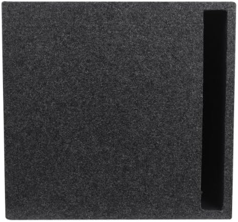 Rockville RBS15 Big Single 15" SPL Side Vented Car Sub Enclosure Box | 4.4 Cu Ft Net Volume, 3/4" MDF, Made in USA, 37Hz Tuning, 15.5" Mounting Depth