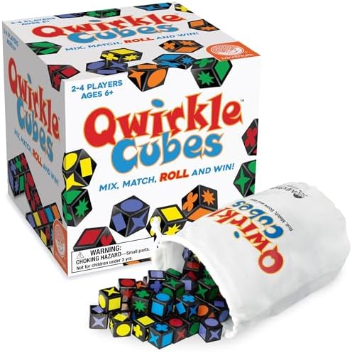 Mindware | Qwirkle: Travel (NEW) | Board Game | Ages 6+ | 2-4 Players | 45 Minutes Playing Time