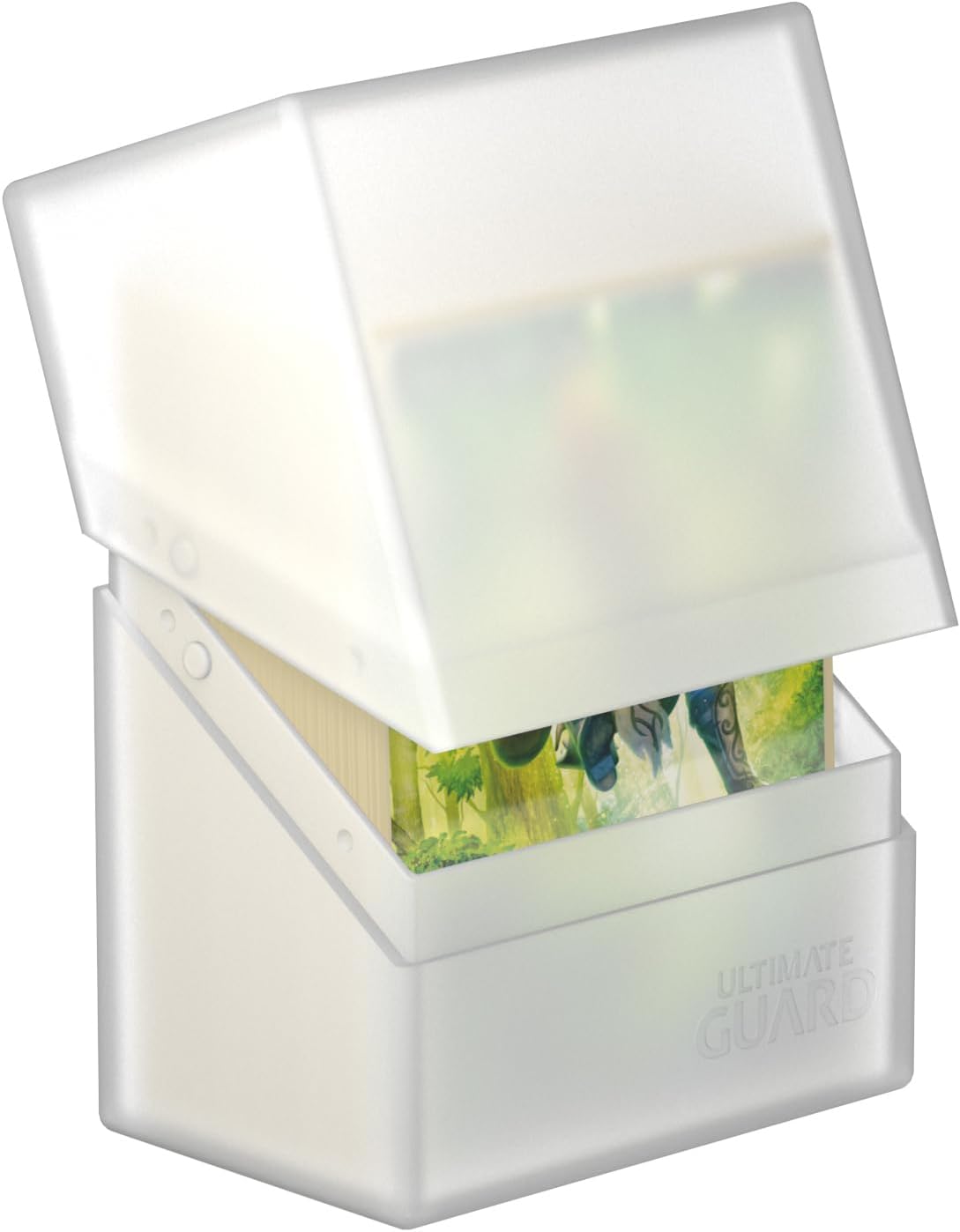 Ultimate Guard Boulder 100+ Classic, Deck Case for 100 Double-Sleeved TCG Cards, Emerald, Secure & Durable Storage for Trading Card Games, Soft-Touch Finish