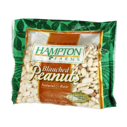 Hampton Farms Natural & Raw Blanched Peanuts
