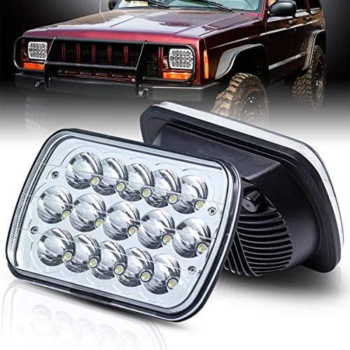 5x7/7x6in H6054 LED Headlights DOT Approved Hi/Low Sealed Beam 2PCS